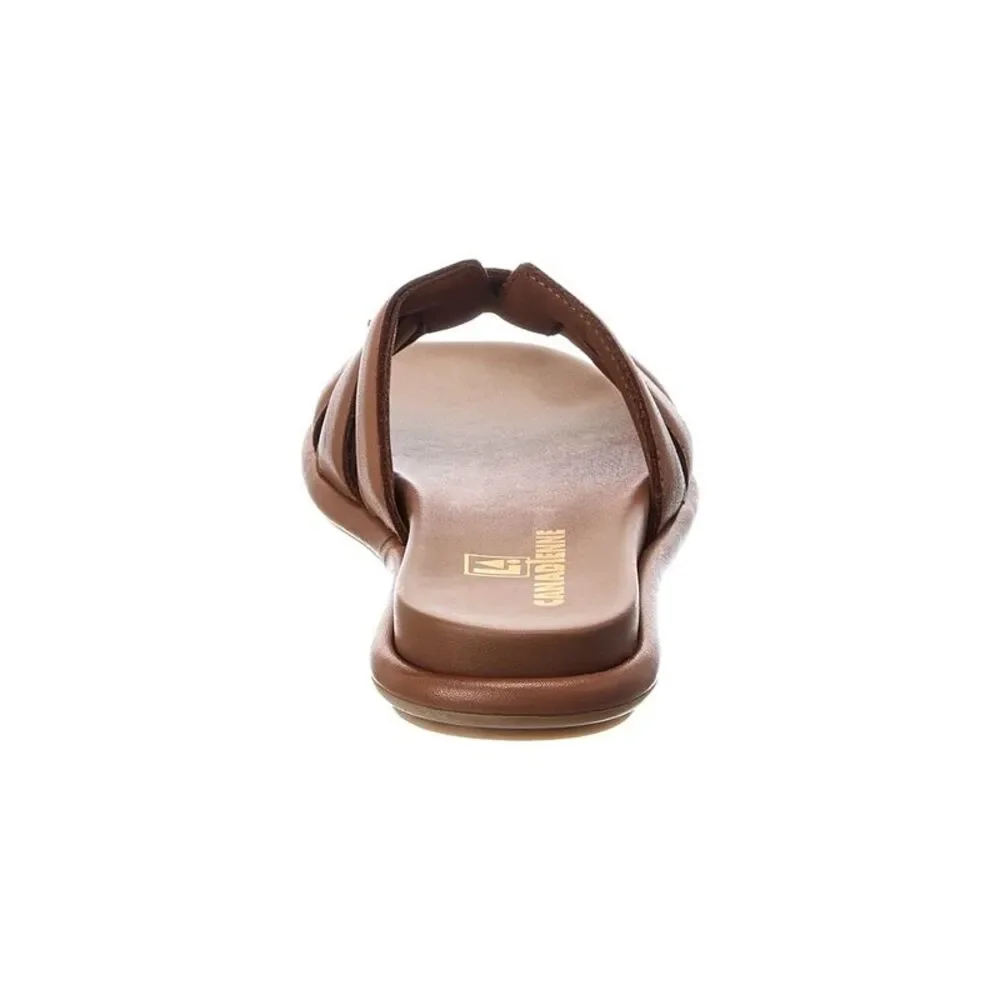 La Canadienne Arden Leather Sandal, Brown